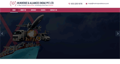 Desktop Screenshot of mukherjeealliances.com